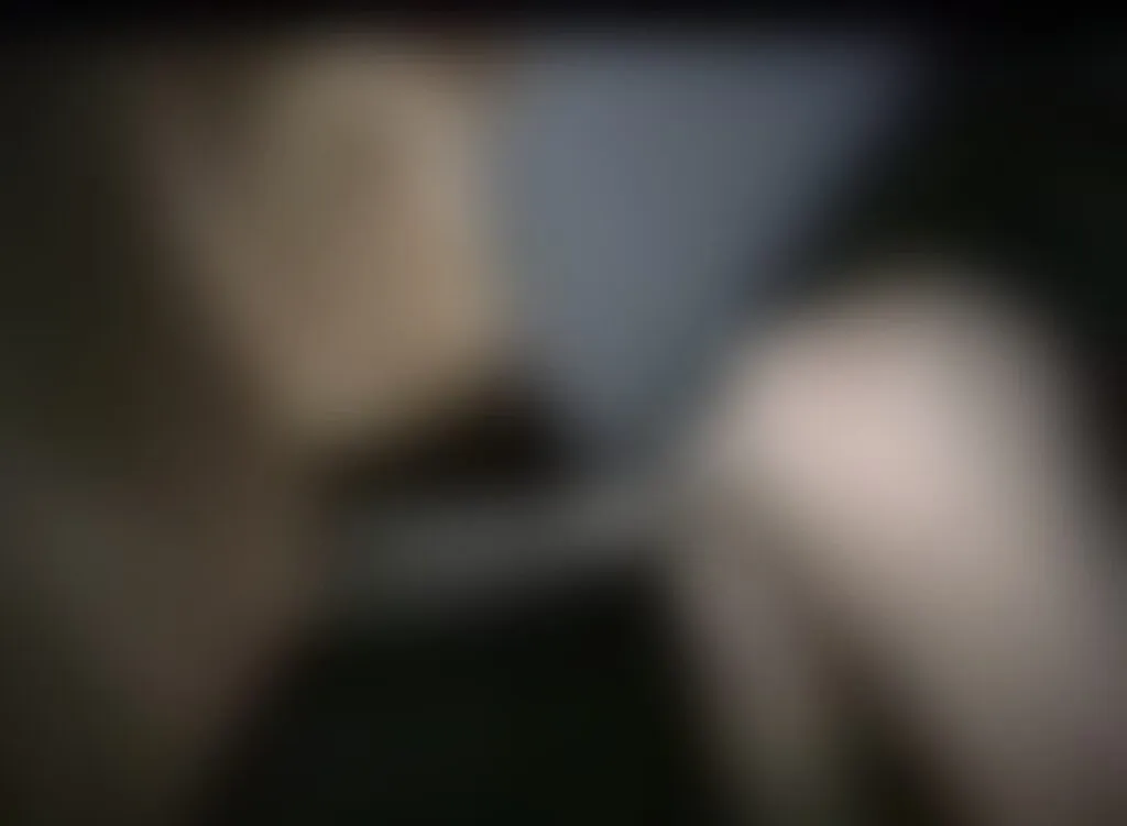 Mr. Hands still image from the video. (blurred out). Stare at it too long and a unicorn will appear.